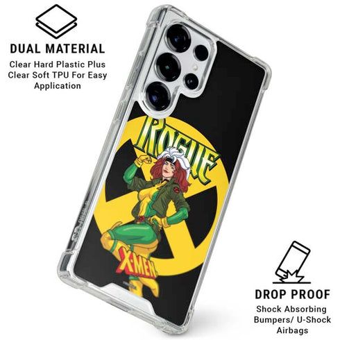 Marvel X-Men Rogue Galaxy S25 Ultra Clear Case